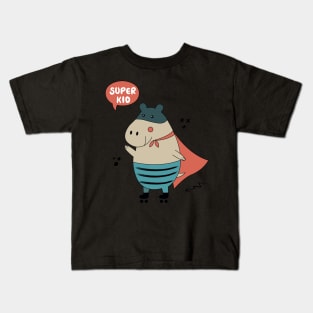 Cute Hippo Kids T-Shirt